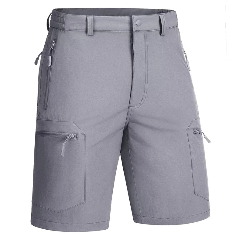 Men's Quick Dry Shorts With 5 Zipper Pockets