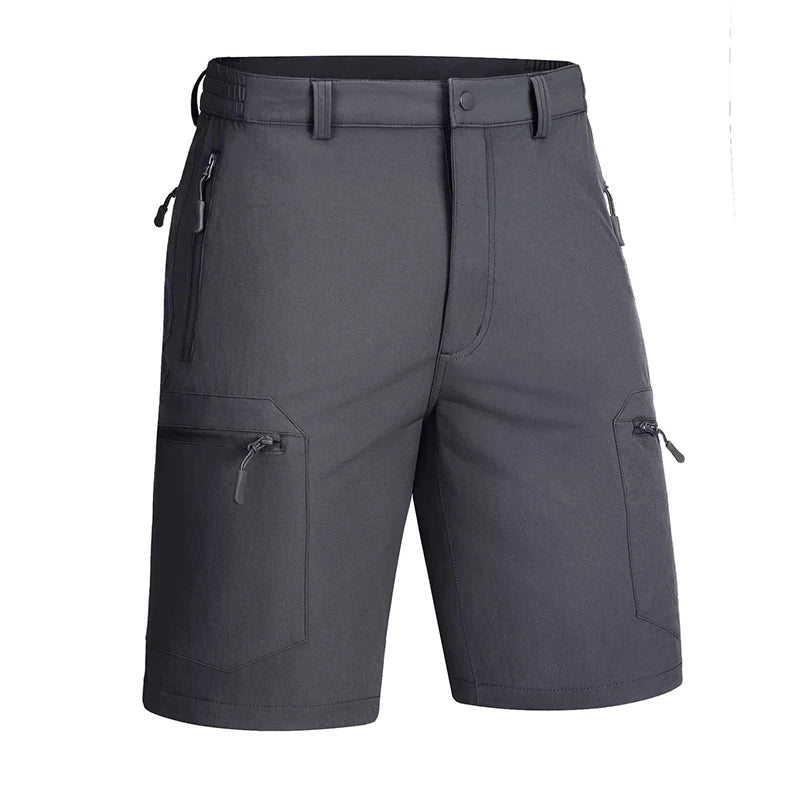 Men's Quick Dry Shorts With 5 Zipper Pockets