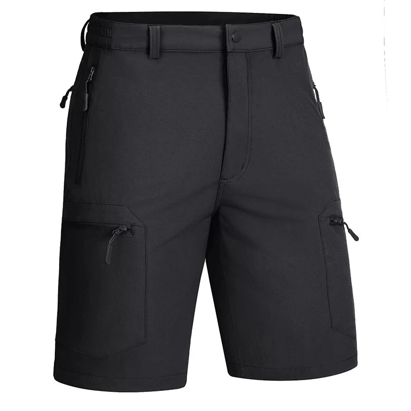 Men's Quick Dry Shorts With 5 Zipper Pockets
